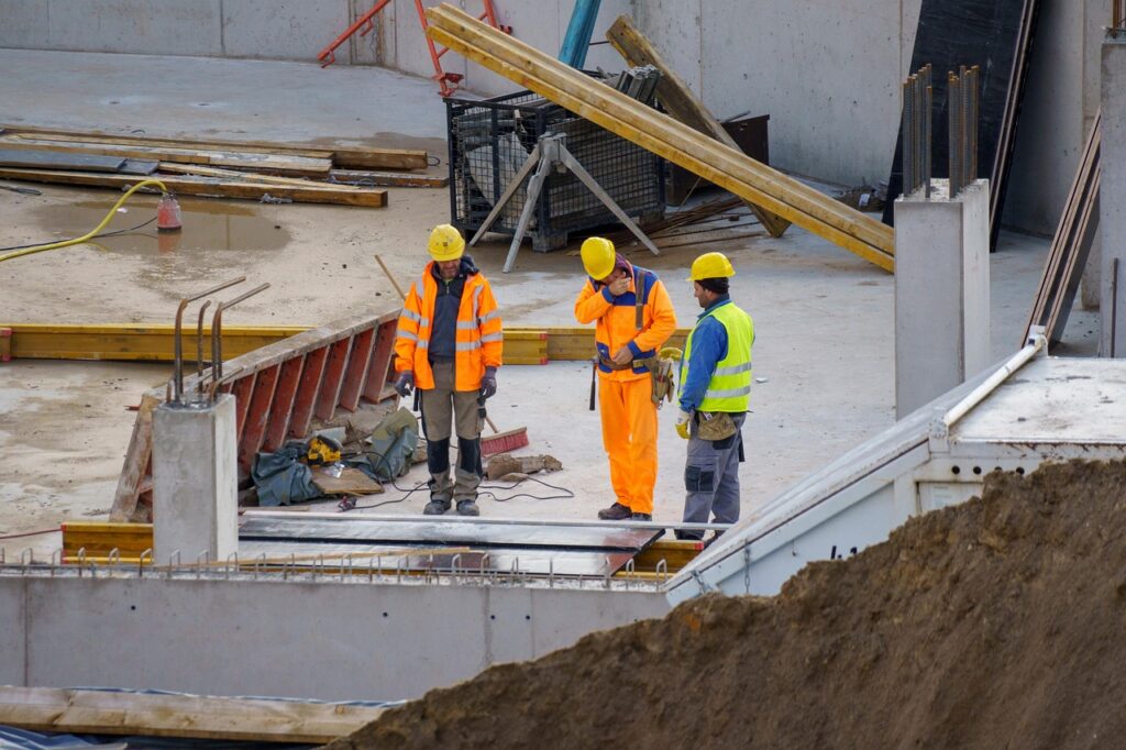 construcción de oficinas
