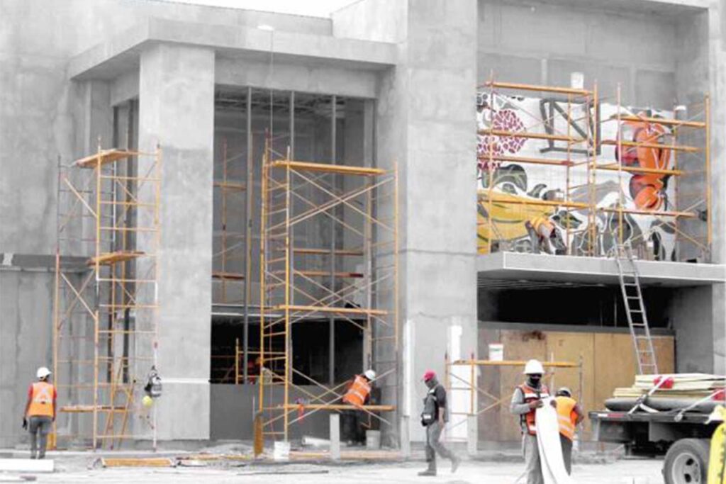 construcción obra gris